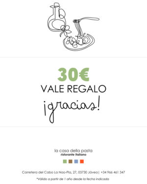 Vale regalo de 30€