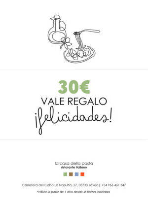 Vale Regalo de 30€