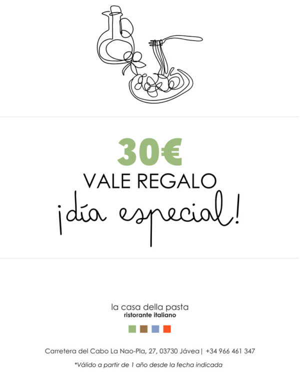 Vale regalo de 30€