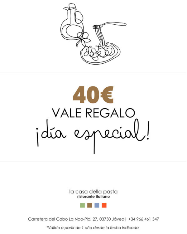 Vale Regalo de 40€