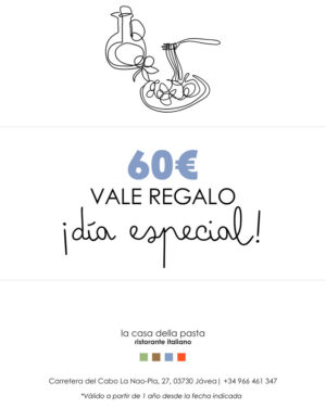 Vale regalo de 60€